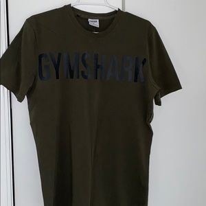 Gymshark Bold T-Shirt. Army Green. Sz. M. EUC
